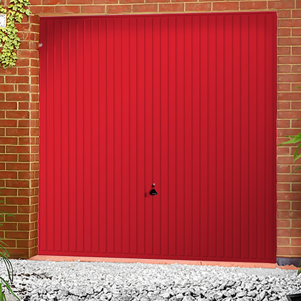 Garador Carlton Framed Ruby Red Retractable Garage Door