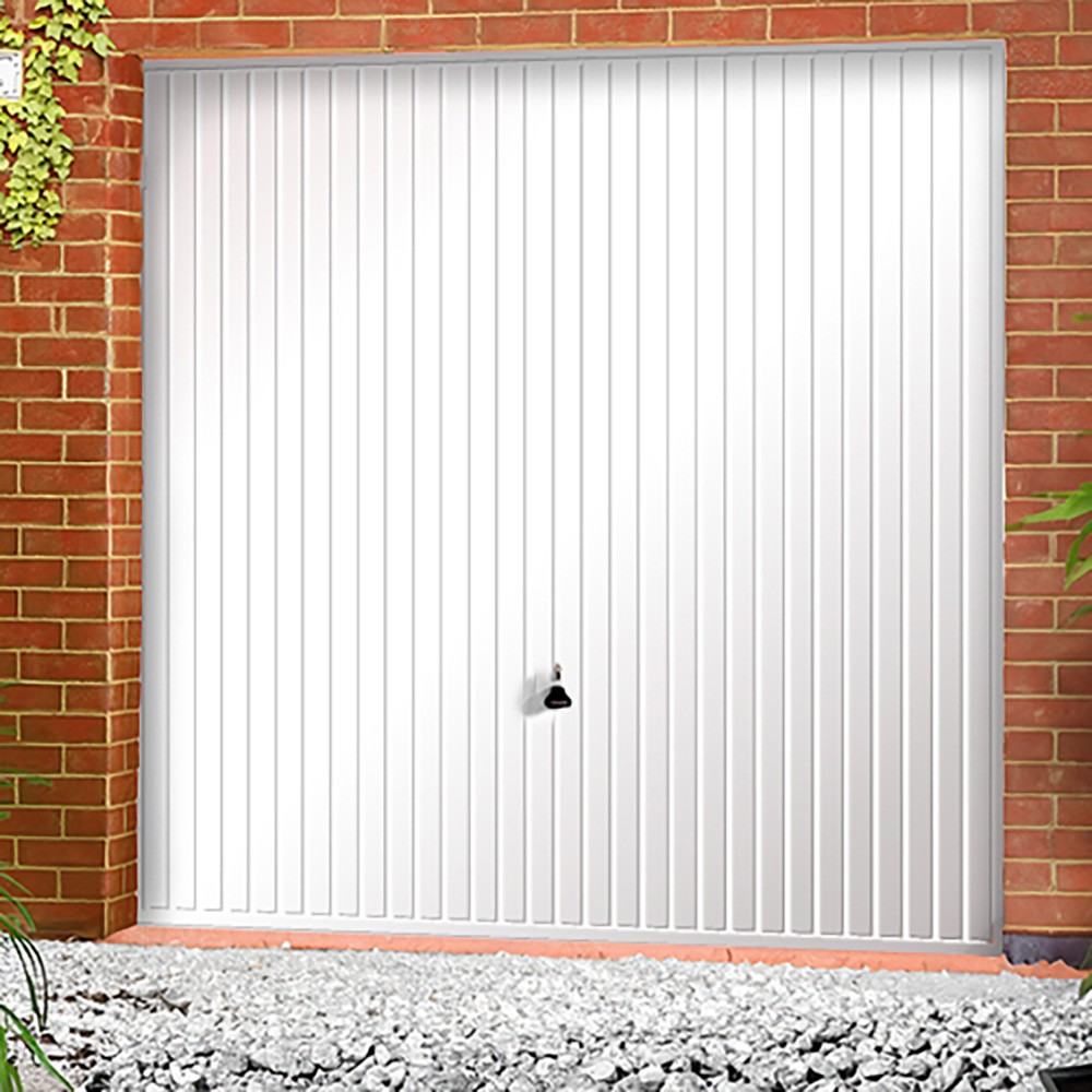 Garador Carlton Framed White Retractable Garage Door