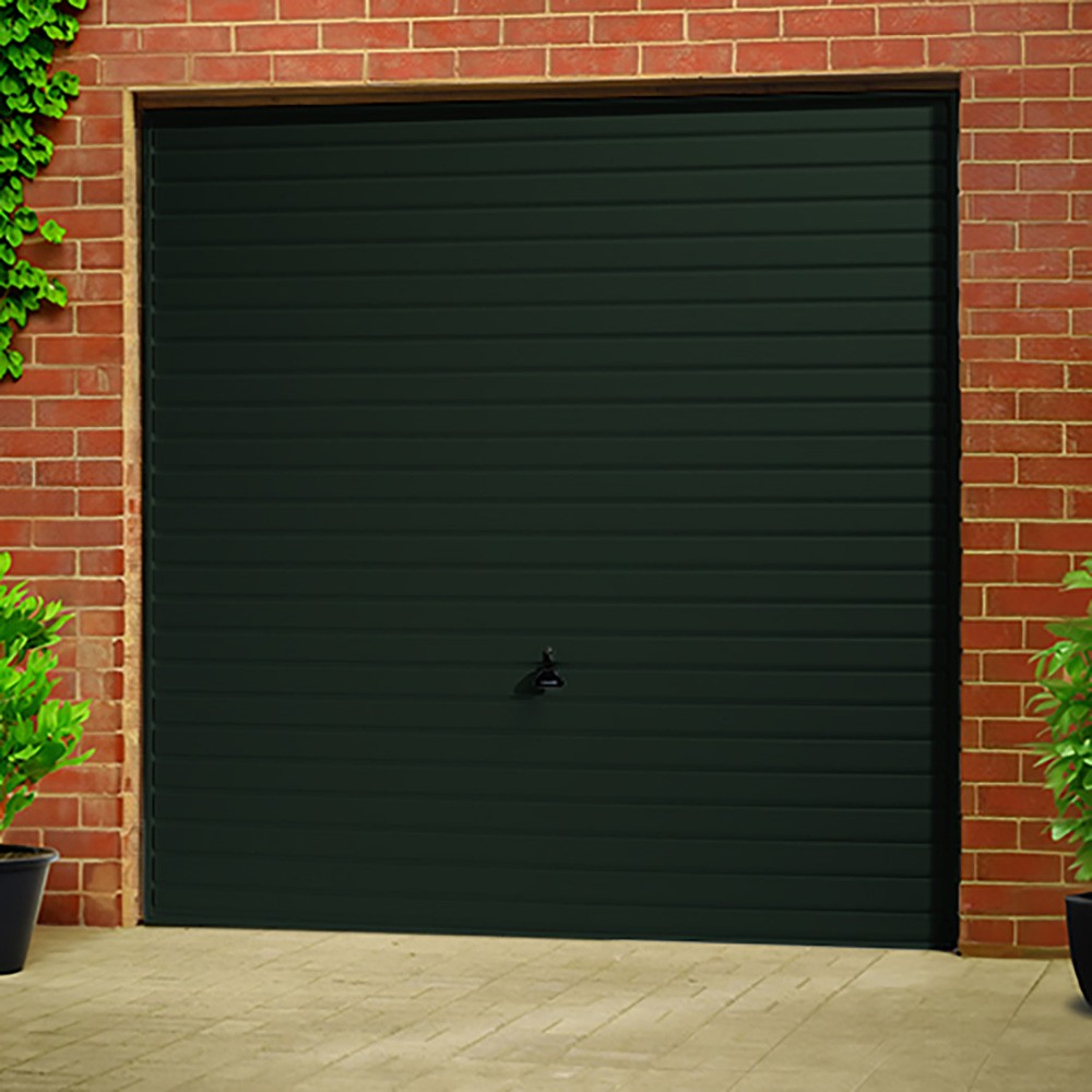 Garador Horizon Framed Fir Green Retractable Garage Door