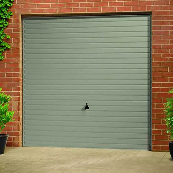 Grad Or Garador Horizon Framed Chartwell Green Retractable Garage Door | Door ...