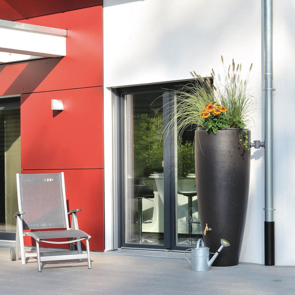 Garantia 2in1 Water Tank with Plant Cup 300L - Mocca