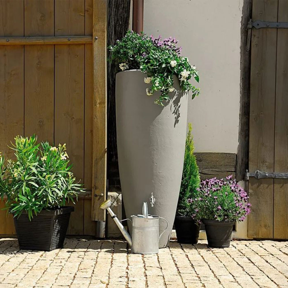 Garantia 2in1 Water Tank with Plant Cup 300L - Zinc Grey