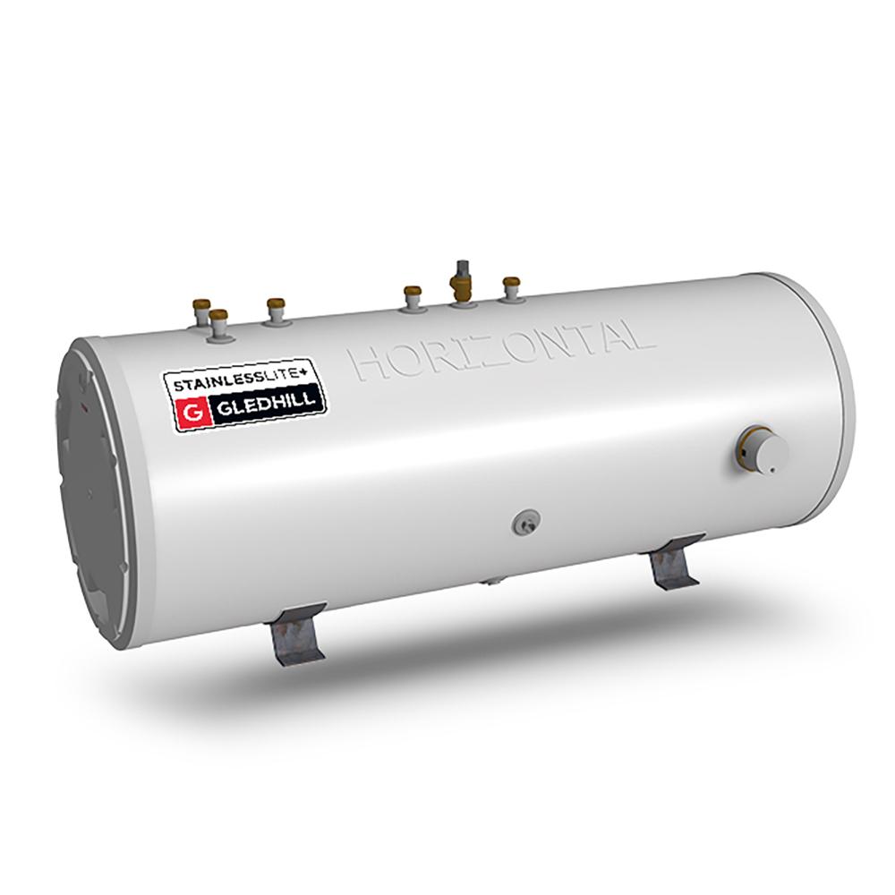 Gledhill StainlessLite Plus Horizontal 180 Litre Indirect Unvented Cylinder