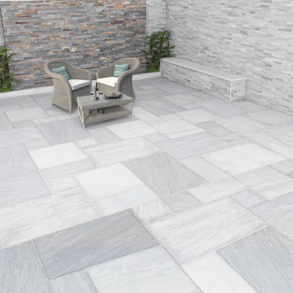 Global Stone Fusion Premium Sandstone Castle Grey 900mm x 600mm x 20mm - 15.12m2 Pack