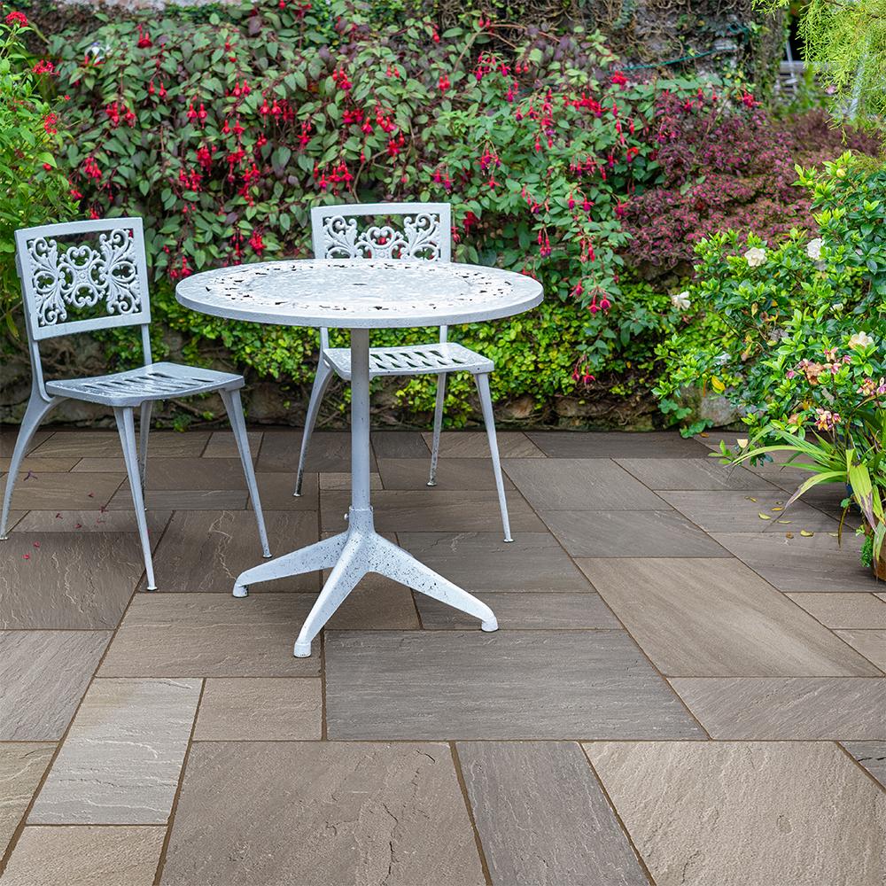 Global Stone Fusion Premium Sandstone Country Green - 19.52m2 Project Pack (Mixed Sizes)