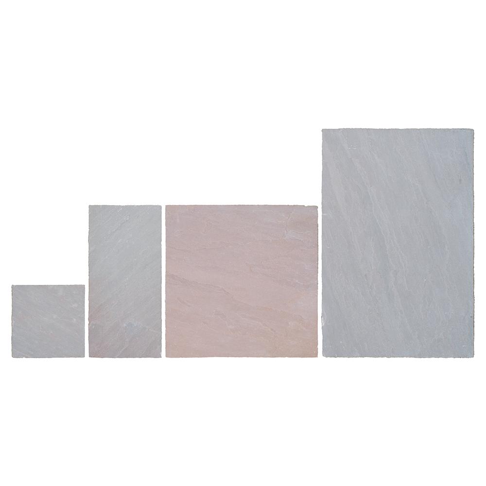 Global Stone Gardenstone Sandstone Paving Autumn Brown - 19.52m2 Project Pack (Mixed Sizes)