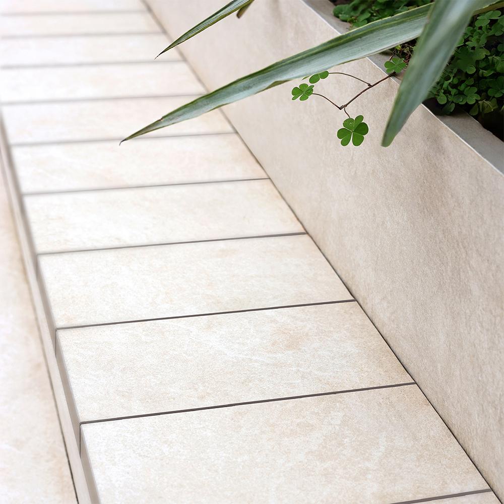 Global Stone Porcelain Setts White 100mm x 200mm x 20mm - 0.48m2 Pack