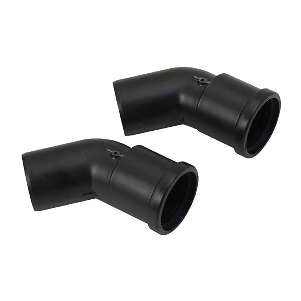 Glow-Worm 45 Degree Black Plume Bend - Pack of 2