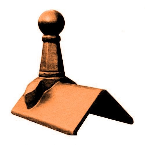 GRC Plain Angle Ball Top Finial (450mm)
