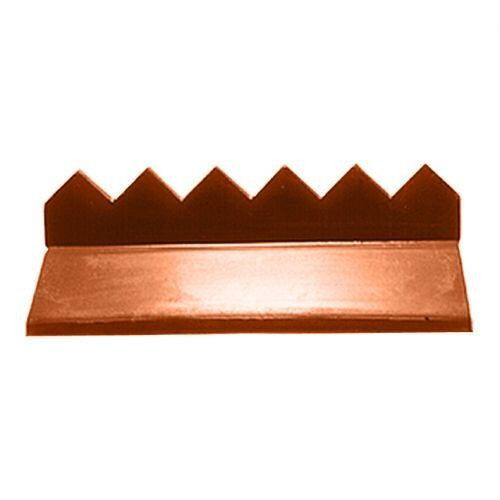 GRC 450mm Half Round Cocks Comb Crested Ridge - Terracotta
