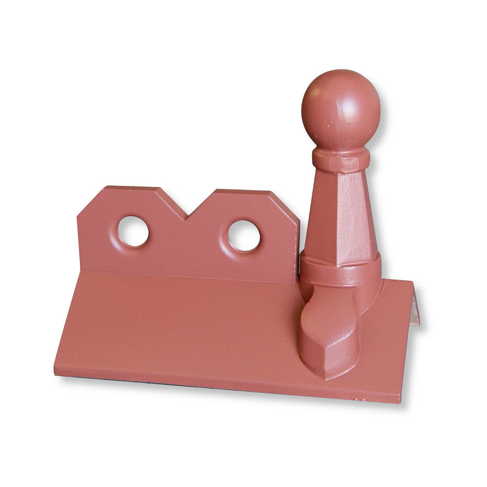 GRC 450mm Universal Ball Top Crested Ridge - Terracotta