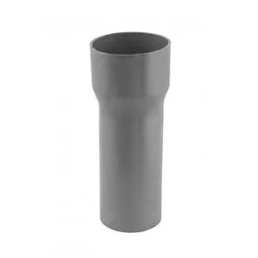 Brett Martin Guttering Industrial Downpipe AC Outlet Adaptor 110mm to 117mm - Grey