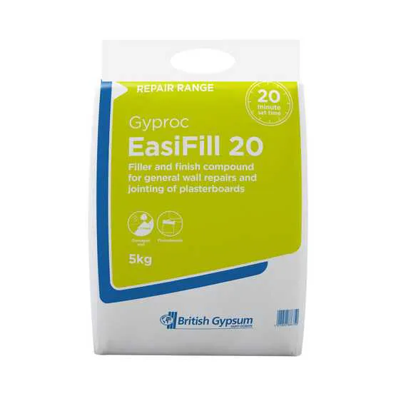 Easy Fill Gyproc EasiFill 20 Powder Filler - 5kg | Insulation Superstore®