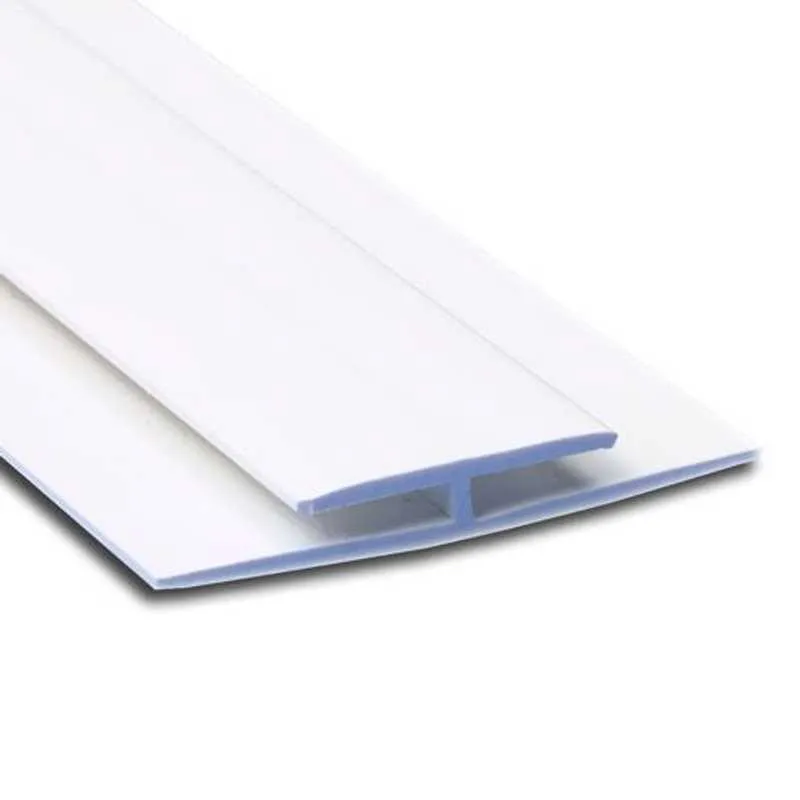 Pvc Bar Tec H Section White Division Bar for PVC Cladding Sheets - 2440mm ...