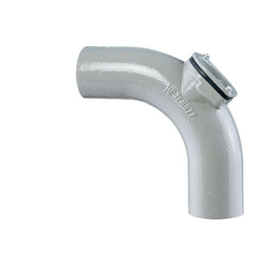 Hargreaves Cast Iron Long Radius Drainage Pipe Bend with Door