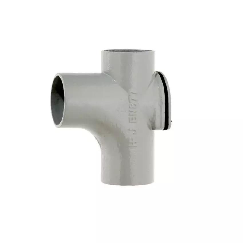 Hargreaves Cast Iron Single Curve Drainage Pipe Branch with Door