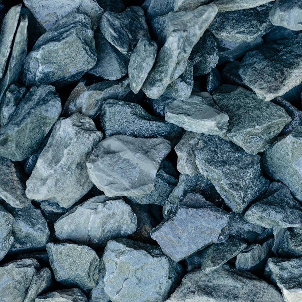 Hallstone 40mm Green Slate Chippings - 800kg Bulk Bag