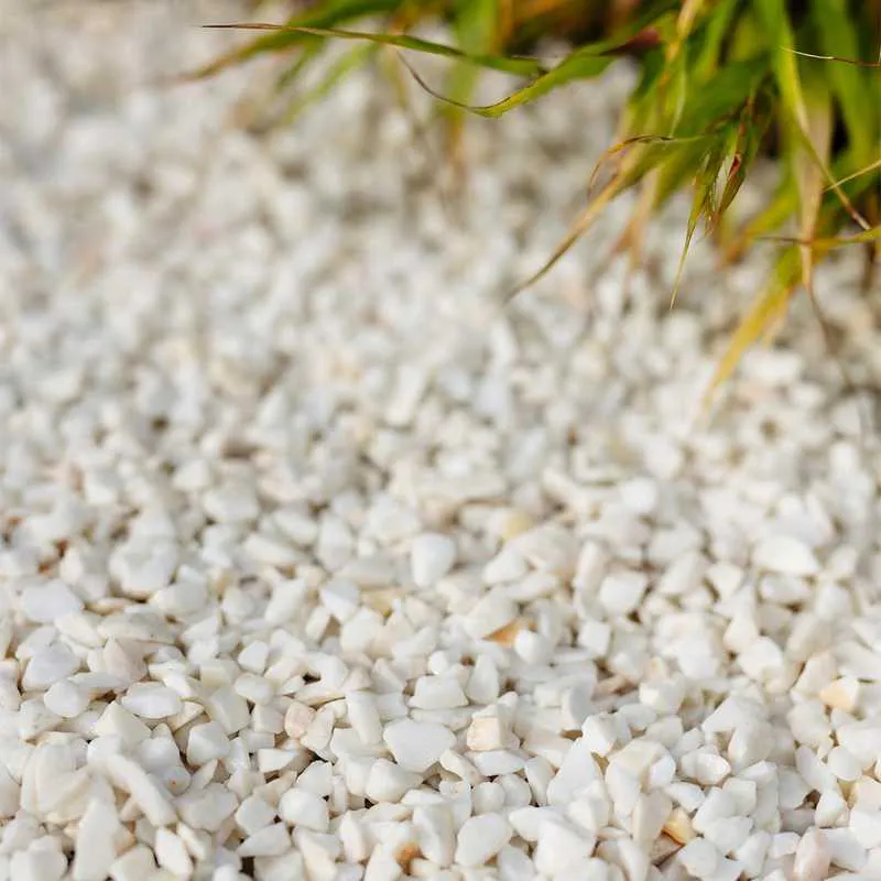 Merle Chipins Hallstone 9-12mm White Marble Chippings - 800kg Bulk Bag | Landscaping ...