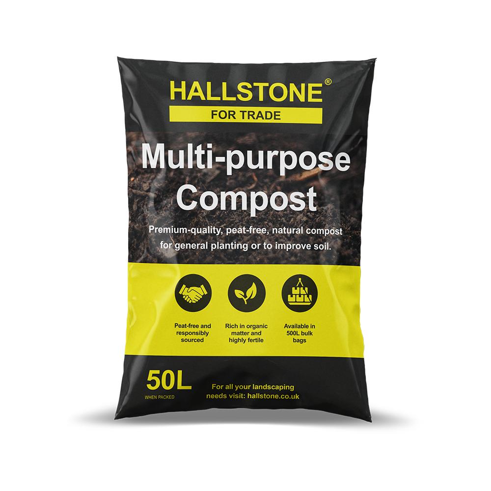 Hallstone Multi-Purpose Compost 50L Bag