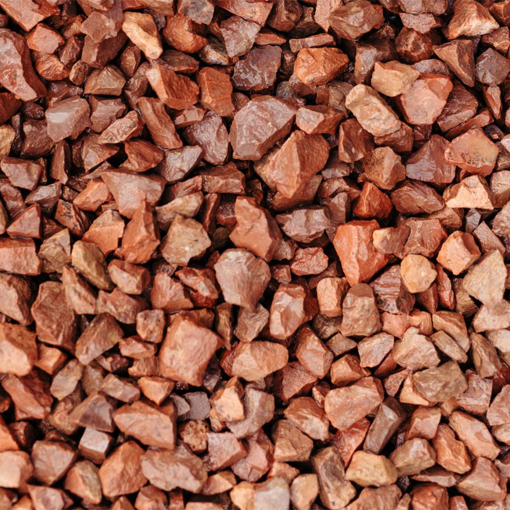 Hallstone 14mm Red Granite Chippings - 800kg Bulk Bag
