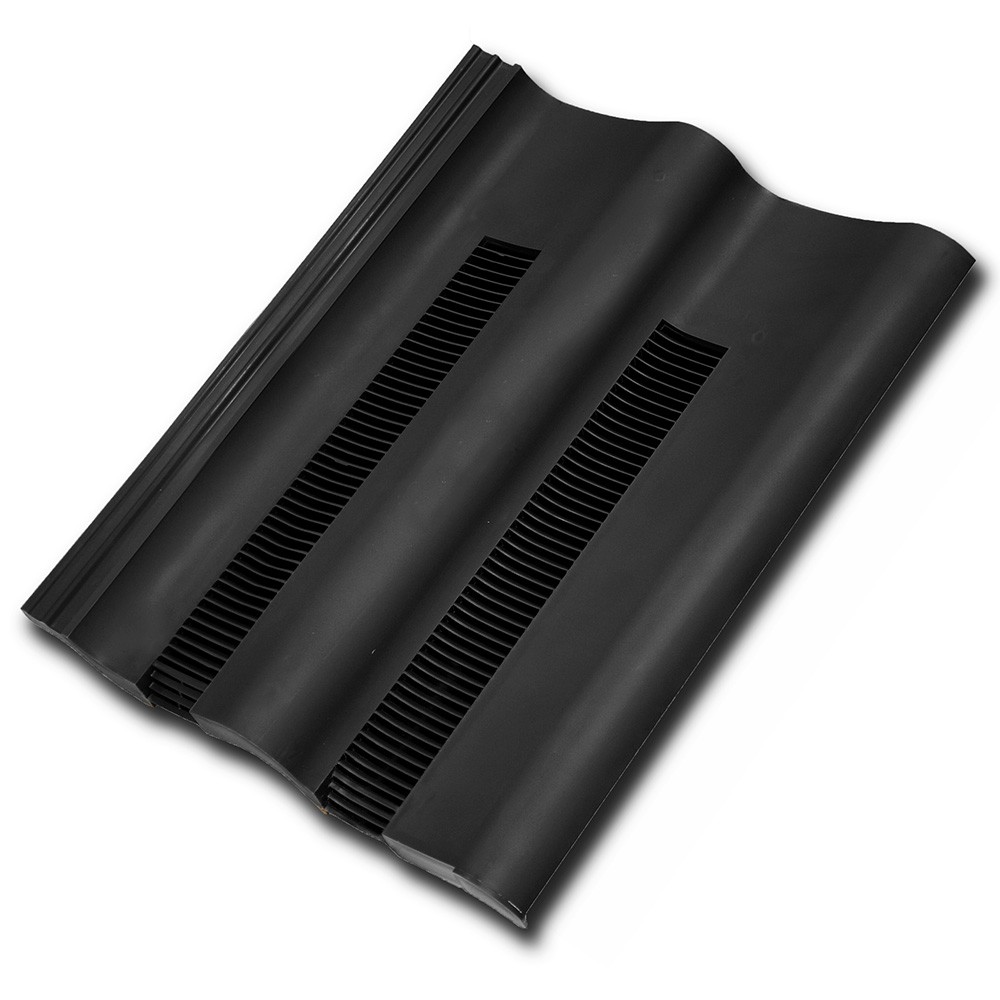 Hambleside Danelaw TV15/2 Flush Fit Tile Ventilator - Black