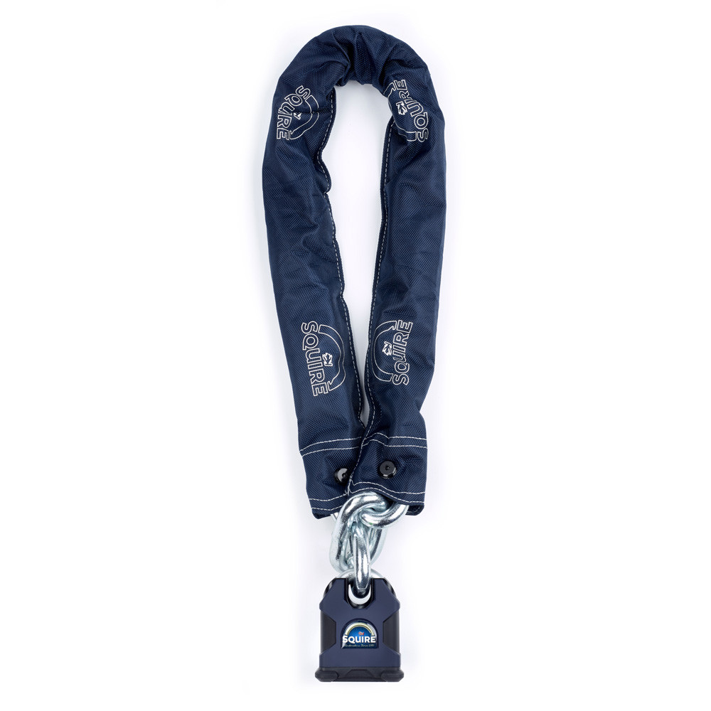 Hardened Steel Padlock with Alloy Chain