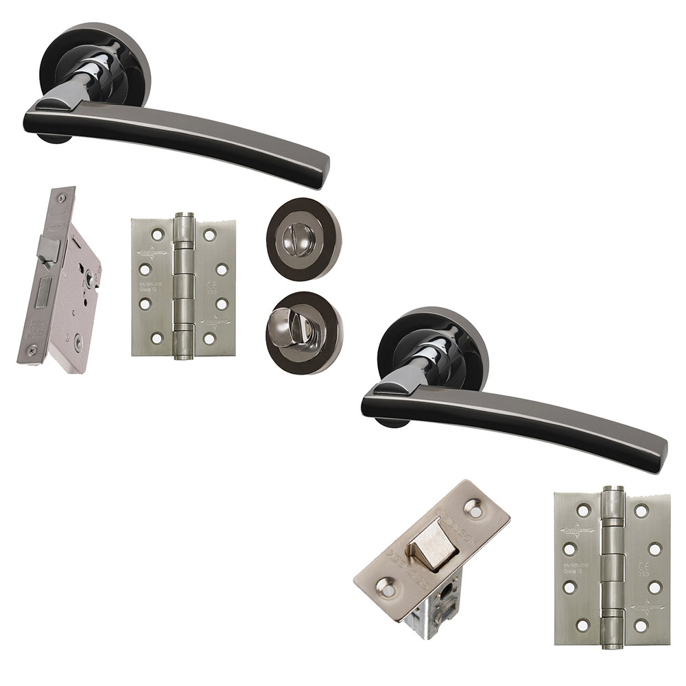 LPD Sirus Chrome Internal Door Handle Hardware Pack