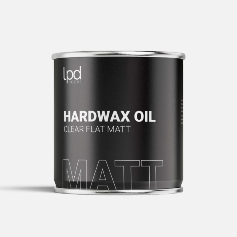 Clear Flat Matt Hardwax Oil for Internal Doors