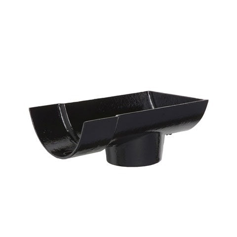 Hargreaves Cast Iron Half Round Gutter External Stopend Outlet
