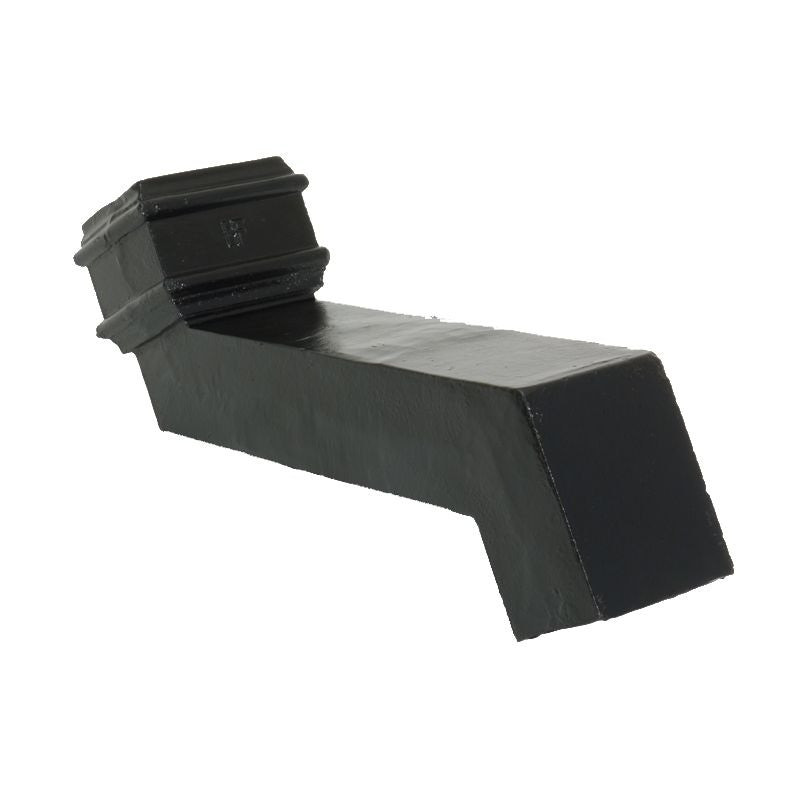 Hargreaves Cast Iron Rectangular Downpipe Front Offset