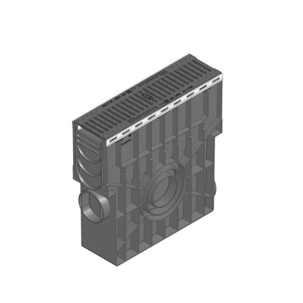 Hauraton Channel Drain Heelsafe Grate Trash Box Recyfix Plus100 - D400