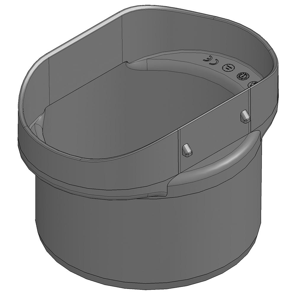 Hauraton DRIVETEC PA/ST Pipe Connector - 110mm