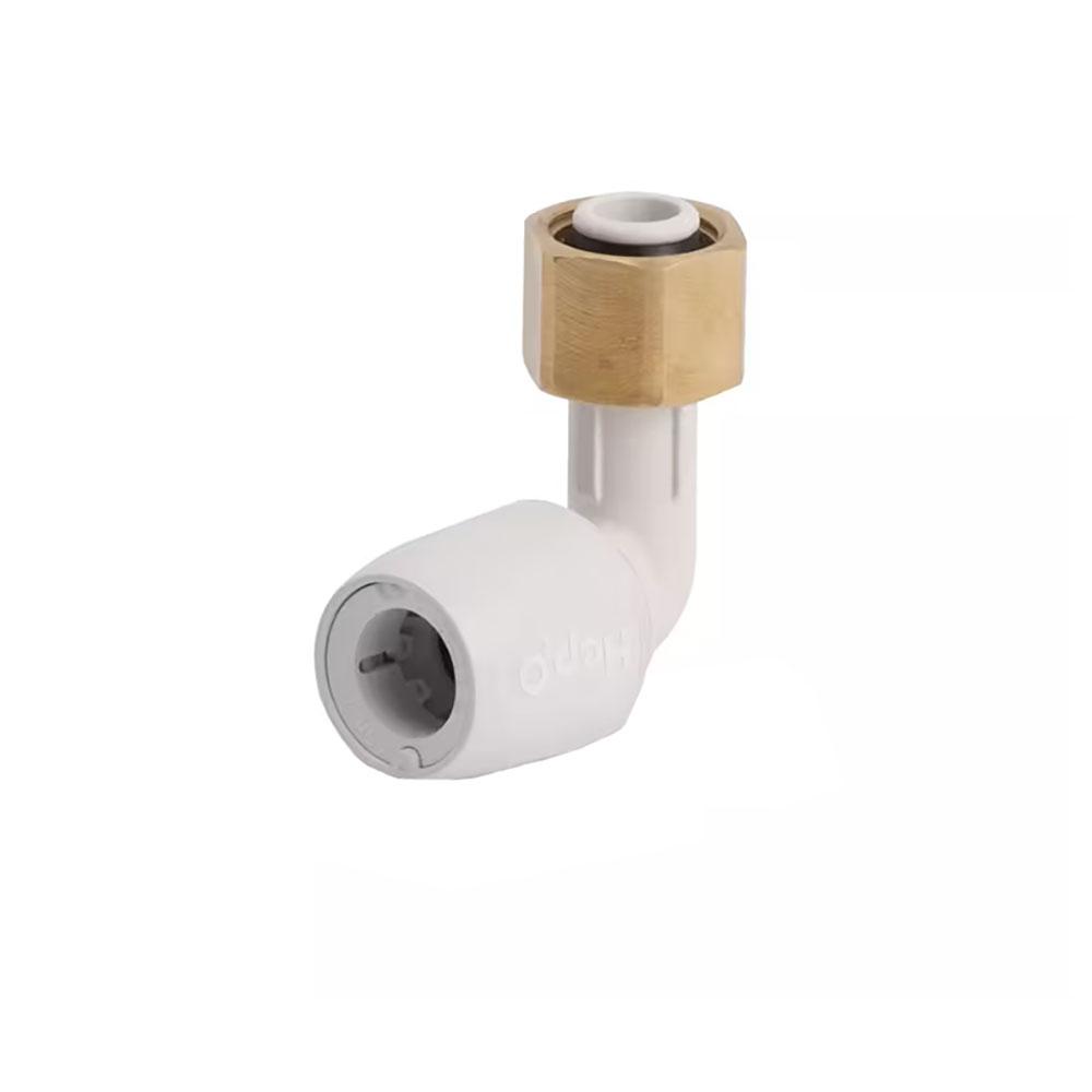 Hep2O 90 Degree Bent Tap Connector - 15mm x 1/2 inch