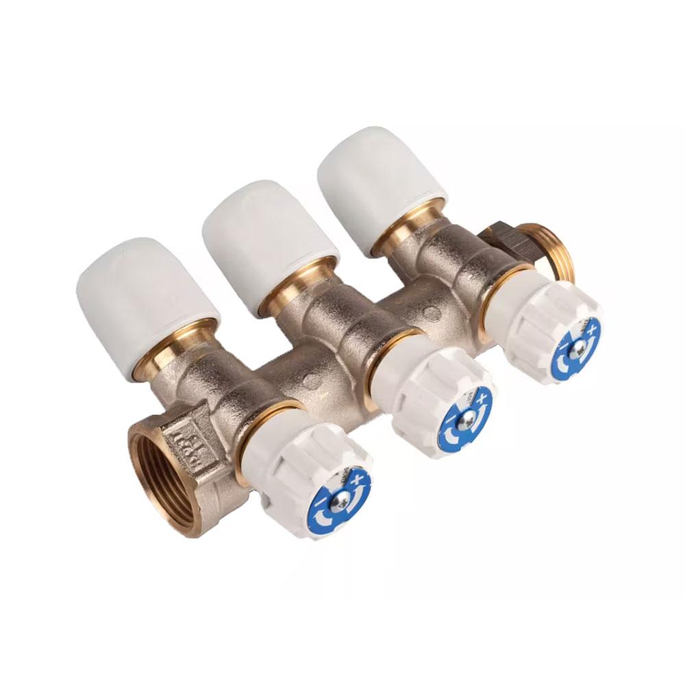 Hep2o Three Port Valved Manifold HX93T/15W - 15mm TM/TF/PF 