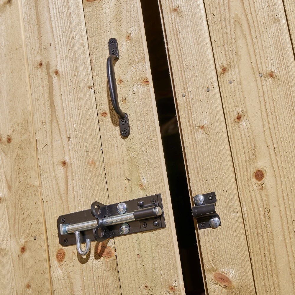 her43pt rowlinson premium heritage timber apex shed single door 9