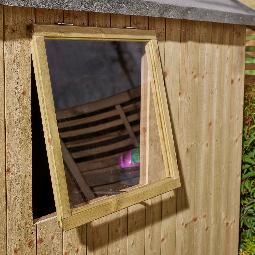 her64pt rowlinson premium heritage timber apex shed single door 3