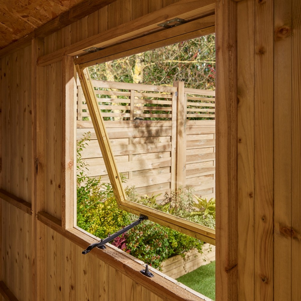 her64pt rowlinson premium heritage timber apex shed single door 9