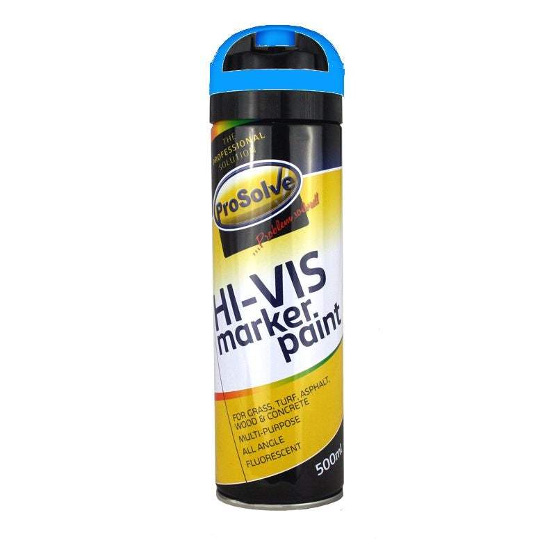 Blue Diamond Blue Hi-Vis Fluorescent Spray Paint Survey Marker 500Ml - Diamond