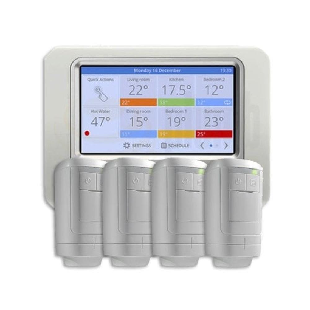 Honeywell Home ESSPACK1 Evohome Base Pack & 4 HR91 Multi Zone