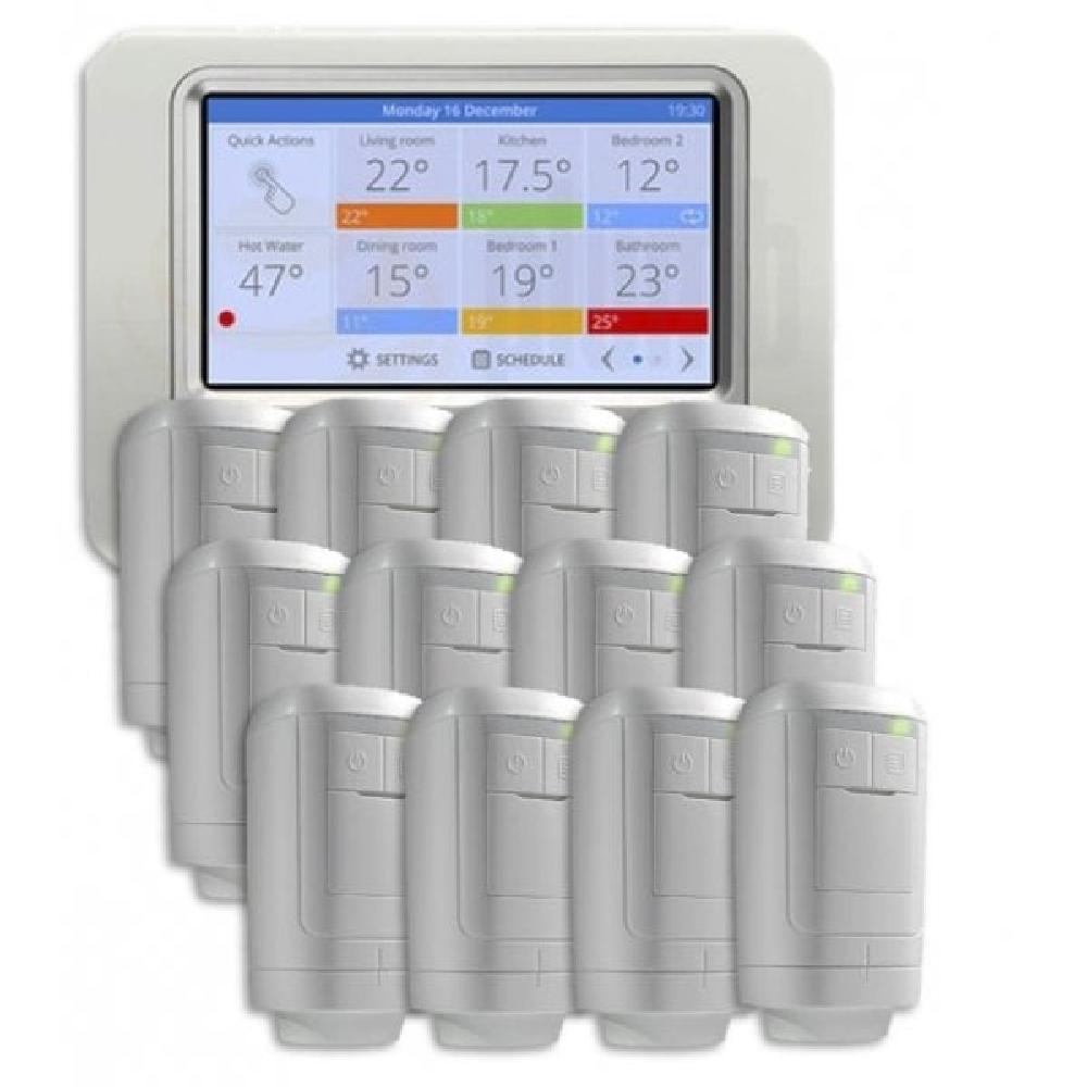 Honeywell Home ESSPACK9 Evohome base pack & 12 HR91 Multi Zone Controllers