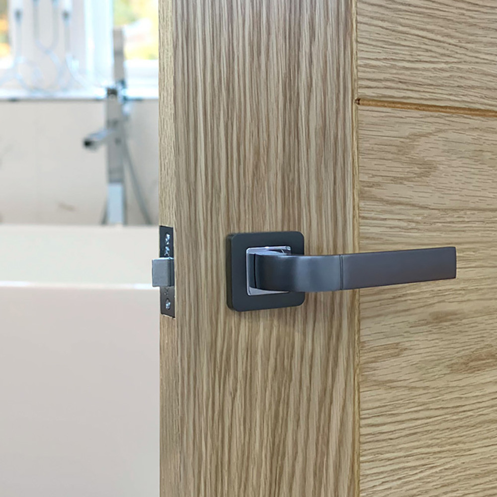 JB Kind Houston Dark Grey Standard Internal Door Handle Pack 