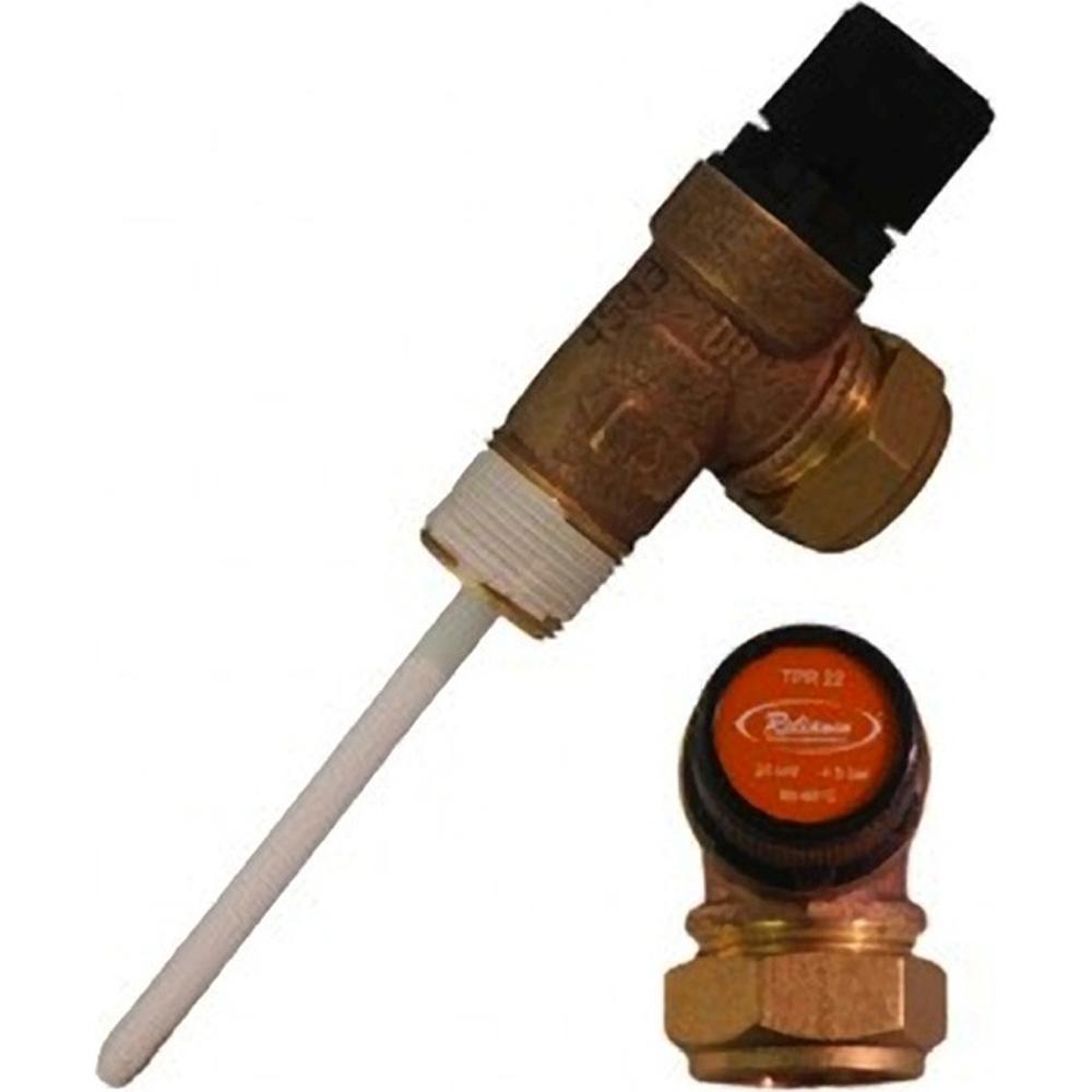 HRP Trade Cylinder HRP0164 4.5 Bar 22mm x 3/4'' T&P Relief Valve (Tpr22)