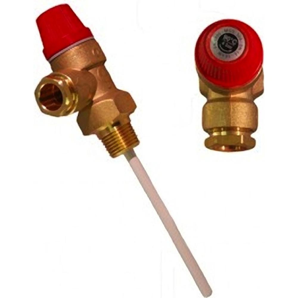 HRP Trade Cylinder HRP0174 4 Bar 15mm x 1/2'' T&P Relief Valve