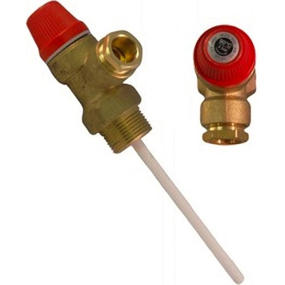HRP Trade Cylinder HRP0177 4 Bar 15mm x 3/4'' T&P Relief Valve Long Probe