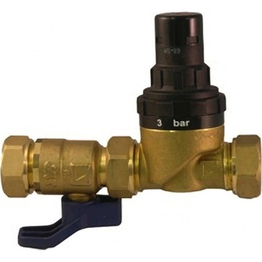 HRP Trade Cylinder HRP0349 Cold Water Inlet Valve 3 Bar (2 Port) With 22mm Iso