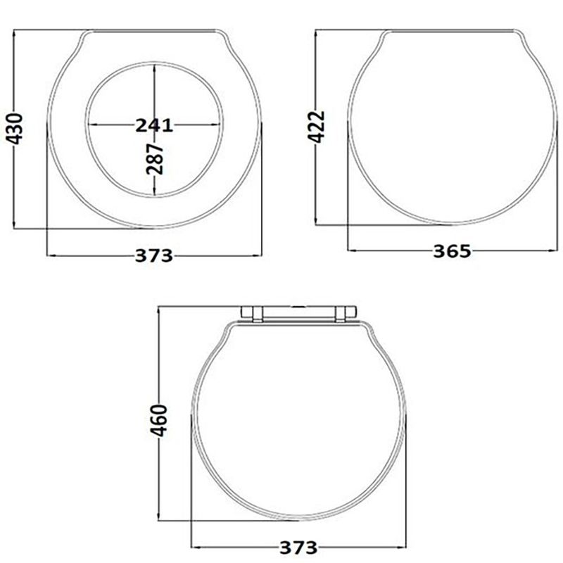 Hudson Reed Carlton Soft Close Old London Hunter Green Wooden Toilet