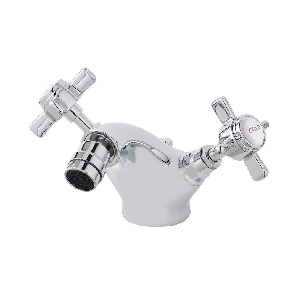 Nuie Chrome Beaumont Luxury Mono Bidet Mixer Brass