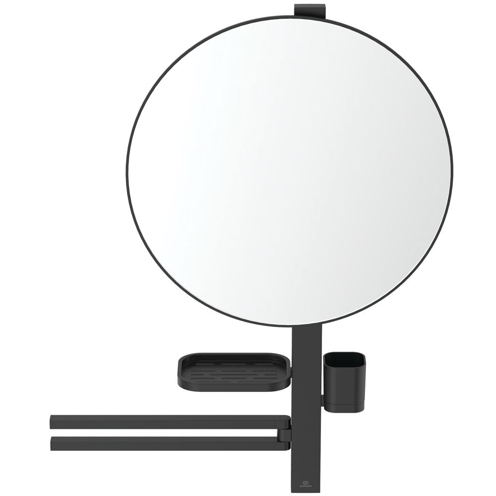 Ideal Standard Alu+ Matt Black Beauty Mirror