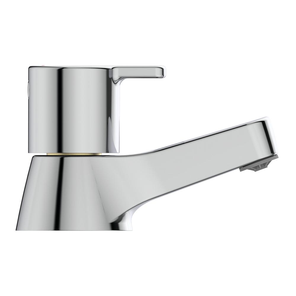 ideal standard calista chrome bath pillar taps side