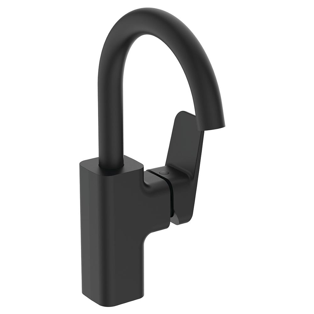 Ideal Standard Ceraplan 280mm Matt Black Basin Mixer Tap